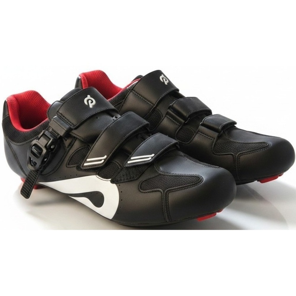 Peloton Women's Cycling Shoes EU 40 US 9 Black Red Bike Spin Shoes New